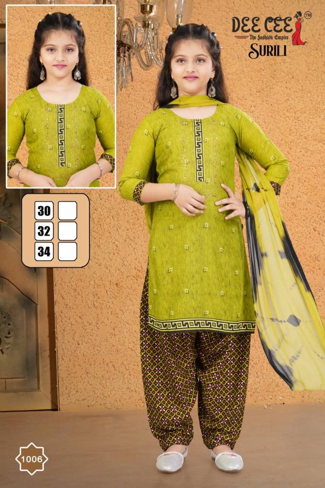 Surili By Deecee Rayon Printed Kurti Bottom With Dupatta Girls Wear Wholesale Price In Surat
